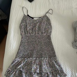 Floral Rouched Dress